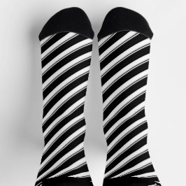 Mehrfarbige Streifen Socken