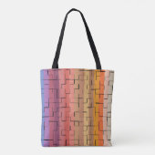 mehrfarbige Streifen Tasche (Rückseite)