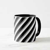 Mehrfarbige Streifen Tasse (VorderseiteRechts)