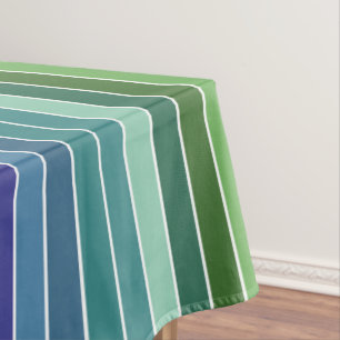 mehrfarbige Streifen Tischdecke
