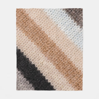 mehrfarbige Stripwolle: Textur Fleecedecke