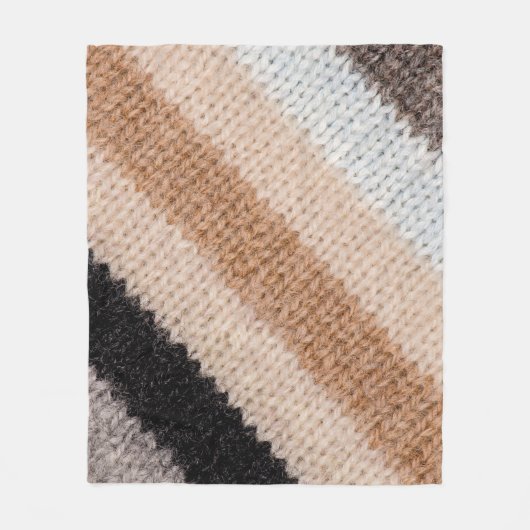 mehrfarbige Stripwolle: Textur Fleecedecke (Vorderseite)