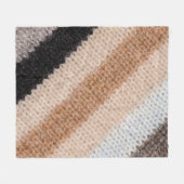 mehrfarbige Stripwolle: Textur Fleecedecke (Vorderseite (Horizontal))