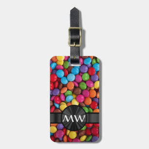 Mehrfarbige Süßigkeiten Gepäckanhänger