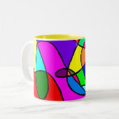 mehrfarbige Tasse (Vorderseite Links)