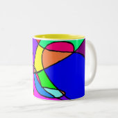 mehrfarbige Tasse (VorderseiteRechts)