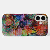 Mehrfarbige Texturen Case-Mate iPhone Hülle (Rückseite (Horizontal))