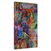 Mehrfarbige Texturen Klemmbrett (Rechts)