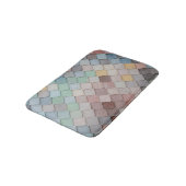 mehrfarbige Tiles Badematte (Schrägansicht)