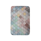 mehrfarbige Tiles Badematte (Vorderseite Vertikal)