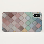 mehrfarbige Tiles Case-Mate iPhone Hülle (Rückseite (Horizontal))