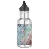mehrfarbige Tiles Edelstahlflasche (Links)