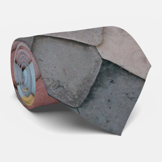 mehrfarbige Tiles Krawatte (Gerollt)