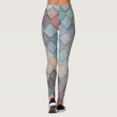 mehrfarbige Tiles Leggings (Rückseite)