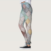 mehrfarbige Tiles Leggings (Links)