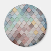 mehrfarbige Tiles Magnet (Vorne)