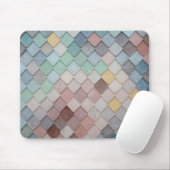 mehrfarbige Tiles Mousepad (Mit Mouse)