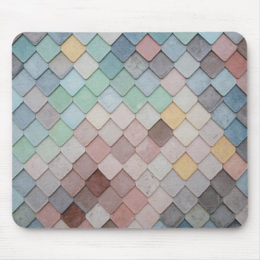 mehrfarbige Tiles Mousepad (Vorne)
