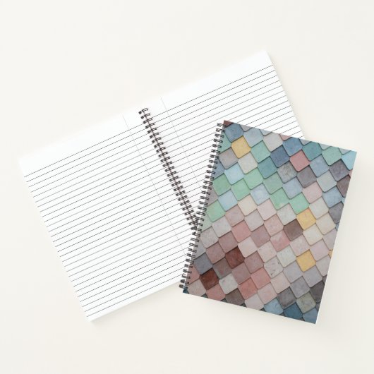 mehrfarbige Tiles Notizblock (Innenseite)