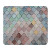 mehrfarbige Tiles Schneidebrett (Vorderseite)