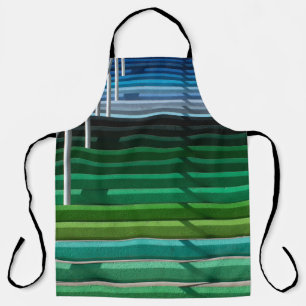 mehrfarbige Treppen Schürze