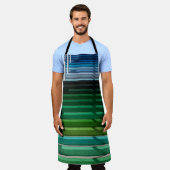 mehrfarbige Treppen Schürze (Getragen)