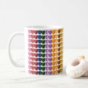 Mehrfarbige Tulpen für den Frühling Kaffeetasse