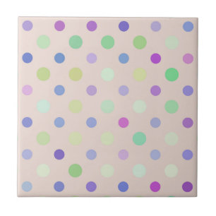 mehrfarbige Tupfen Fliese