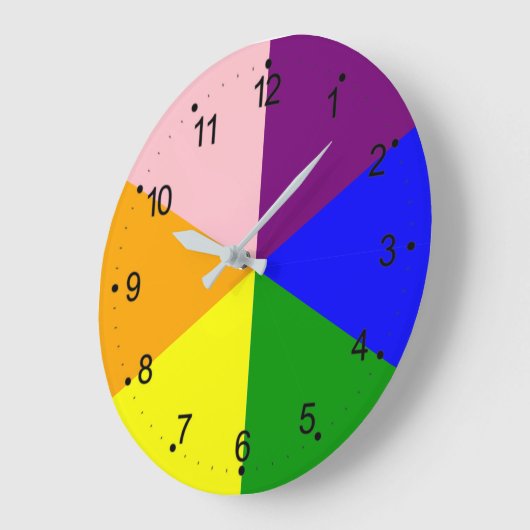 Mehrfarbige Uhr (Winkel)