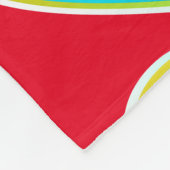 Mehrfarbige Valentinherz Thunder_Cove Fleecedecke (Ecke)