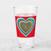 Mehrfarbige Valentinherz Thunder_Cove Glas (Rückseite)