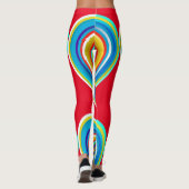 Mehrfarbige Valentinherz Thunder_Cove Leggings (Rückseite)