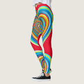 Mehrfarbige Valentinherz Thunder_Cove Leggings (Links)