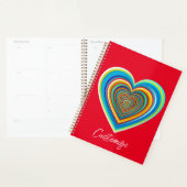 Mehrfarbige Valentinherz Thunder_Cove Planer (Anzeige)