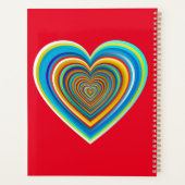 Mehrfarbige Valentinherz Thunder_Cove Planer (Rückseite)