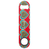 Mehrfarbige Valentinherz Thunder_Cove Speed Flaschenöffner (Rückseite)