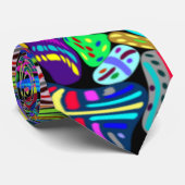 Mehrfarbige verworfene Blick-Krawatte Krawatte (Gerollt)