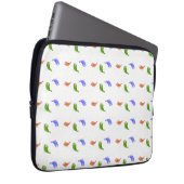 Mehrfarbige Vögel Laptopschutzhülle (Vorne Rechts)