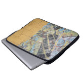 mehrfarbige Wandmalerei Laptopschutzhülle (Vorne Knopf)