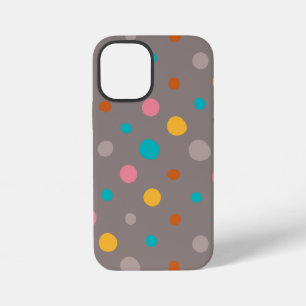 Mehrfarbige Wasserfarbe-Punkte 3 iPhone 12 Mini Hülle