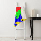 Mehrfarbige Waves Sherpa Blanket Sherpadecke (Beispiel)