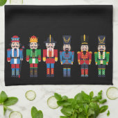 mehrfarbige Weihnachtscreme Geschirrtuch (Gefaltet)