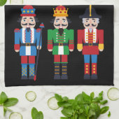 Mehrfarbige Weihnachtsernährlinge Geschirrtuch (Gefaltet)