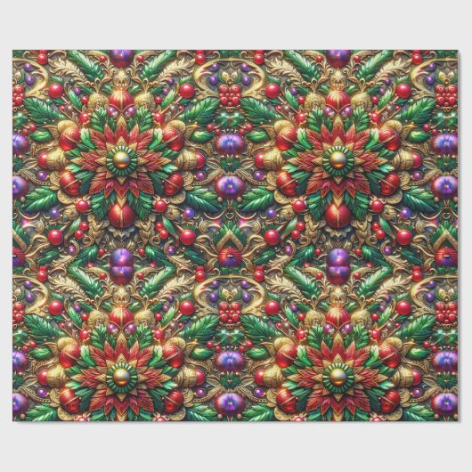 ~ mehrfarbige Weihnachtsgeschenke ~ Geschenkpapier (Flach)