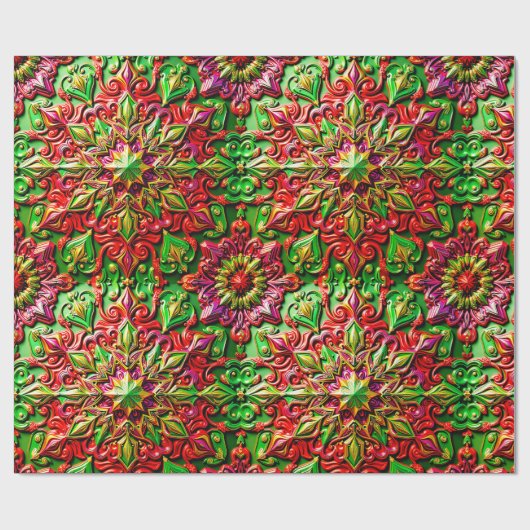 ~ mehrfarbige Weihnachtsgeschenke ~ Geschenkpapier (Flach)