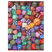 mehrfarbige Weine Klemmbrett (Rückseite)