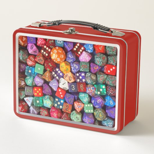 mehrfarbige Weine Metall Brotdose (Vorderseite)