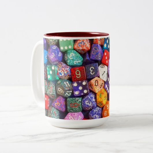 mehrfarbige Weine Zweifarbige Tasse (Vorderseite Links)