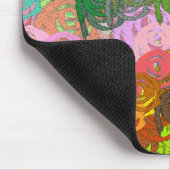 MEHRFARBIGE WIRBEL MIT HELLEN UND KERNEN MOUSEPAD (Ecke)