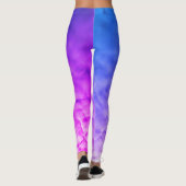 Mehrfarbige Wolken Leggings (Rückseite)